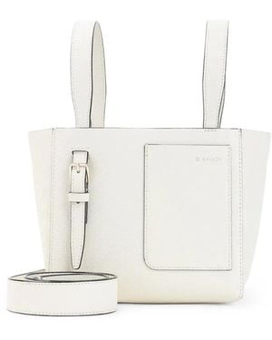 Valextra Pergamena Bucket Mini Bag - White