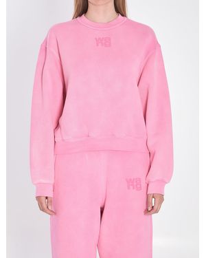 Alexander Wang Puff Print Sweatshirt - Pink