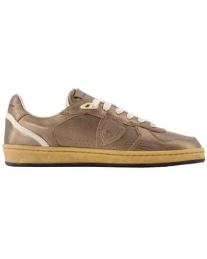 Philippe Model Pgal Low Sneakers - Brown