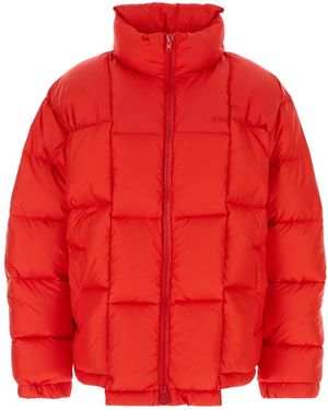 Vetements Cut-Up Puffer Jacket - Red