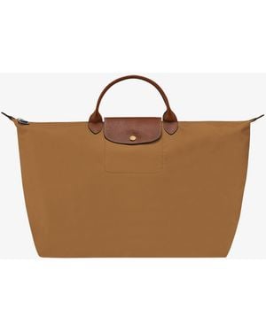 Longchamp Le Pliage Nylon Handbag - Brown