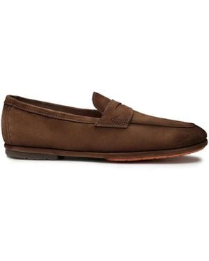 Santoni "Carlo Drive" Loafer - Brown