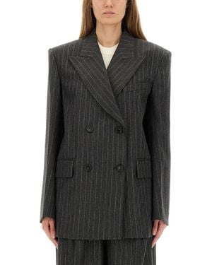Sportmax Double-Breasted Jacket "Belfordi123" - Black