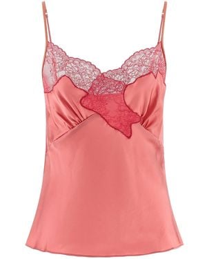 Vaillant 'Signature Lace' Top - Pink