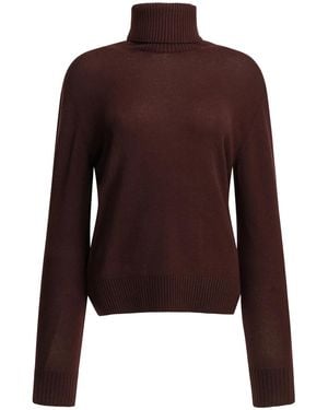 Semler Cashmere Turtleneck Jumper - Brown