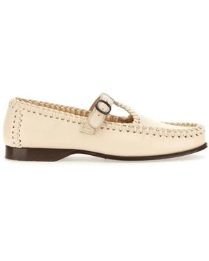 Hereu Moccasin T-Bar Alcover - Natural