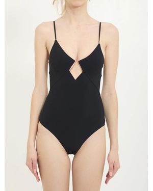 Zimmermann Roselight Diamond One-Piece Swimsuit - Black