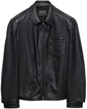 Prada Leather Jacket - Black