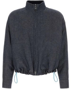 Fendi Denim Reversible Jacket - Blue