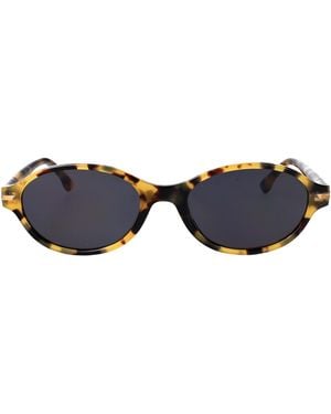 Victoria Beckham Havana Acetate Sunglasses - Blue
