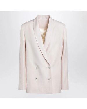 Loulou de Saison Giacca Oversize Minka Rosa Chiara - White