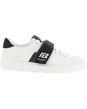Balmain 'B-Court' Sneakers - White