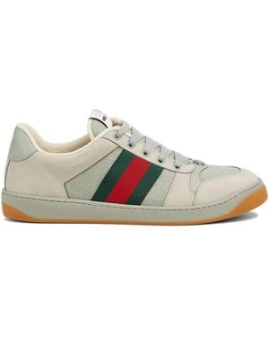 Gucci Sneaker Screener With Gg - Gray