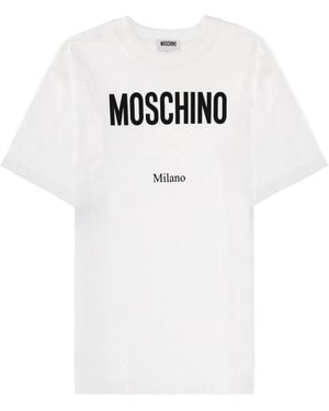 Moschino T-Shirt With Logo - White