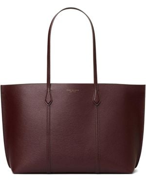 Tory Burch Leather Tote Totes - Purple