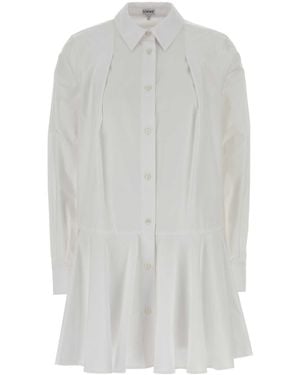 Loewe Shirt Dress - White