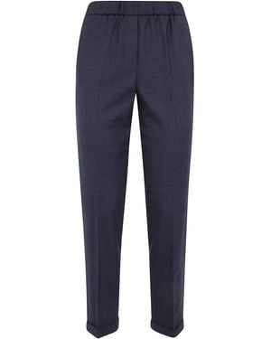 Antonelli "Rosalba" Slim Pants - Blue