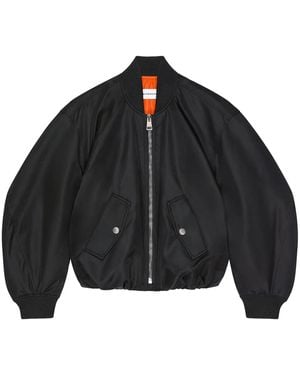Givenchy Cropped Cocoon Bomber - Black