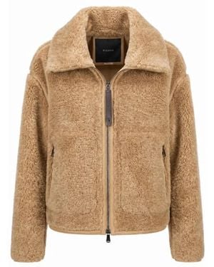 Pinko Polyester Casual Jacket - Brown