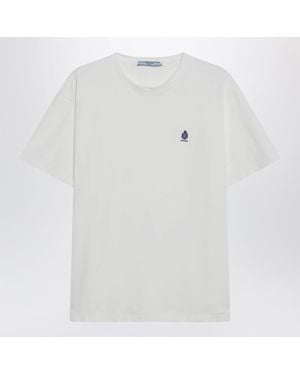 Prada Garmentdyed Jersey Tshirt - White