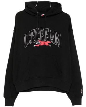 BBCICECREAM Logo Cotton Hoodie - Black