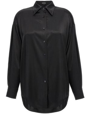Tom Ford Silk Shirt - Black