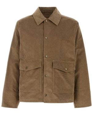Burberry Khaki Corduroy Jacket - Brown
