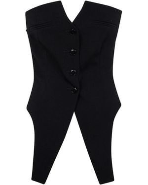 Alexander Wang Deconstructed Vest - Black