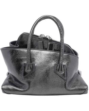 The Attico Mini La Passeggiata Handbag - Gray