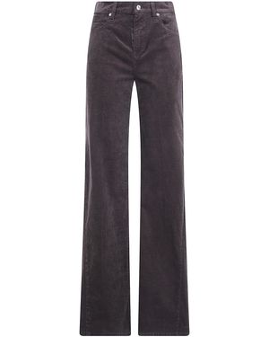 7 For All Mankind Lotta Corduroy Coffee Bean With Side Panel - Blue