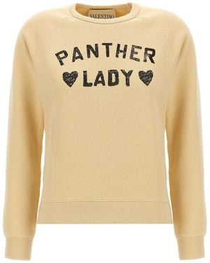 Valentino Garavani 'Panther Lady' Sweatshirt - Metallic