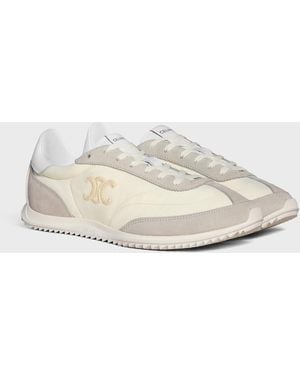 Celine Low Top Sneaker W/ Triomphe 15 - Natural