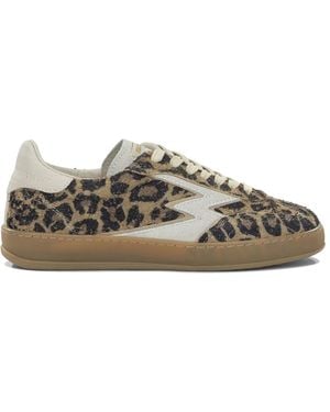 Moa Concept Suede Leather Rubber Trainers - Grey