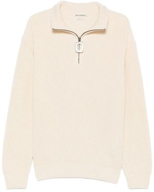JW Anderson Half-Zip Jumper - Natural