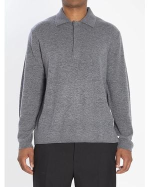 Lisa Yang Emil Polo Jumper - Grey