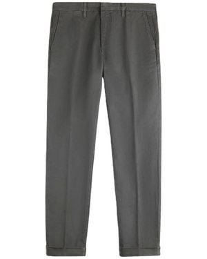 Fay Cotton Concealed Fastening Jeans - Grey