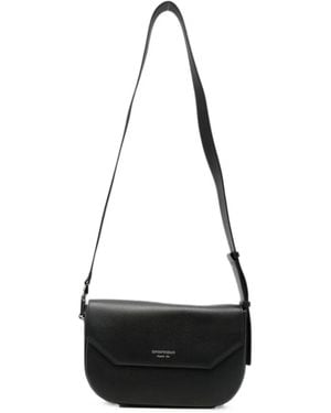 Emporio Armani Leather Crossbody Bag - White