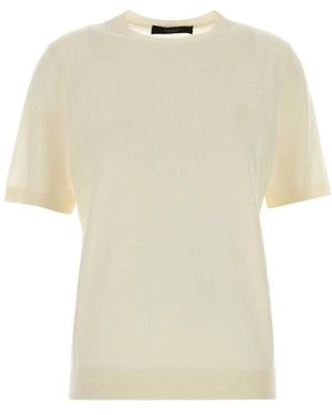 Gucci S/S Cw/Nk Top - Natural