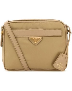 Prada Re-Nylon Crossbody Bag - Natural