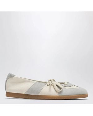 Maison Margiela Replica Ballet Lace-Up Flats - White