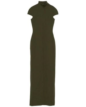Solace London Lang Maxi Dress - Green