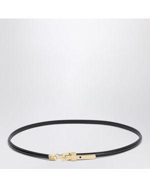 Fendi Ff Leather Belt - White