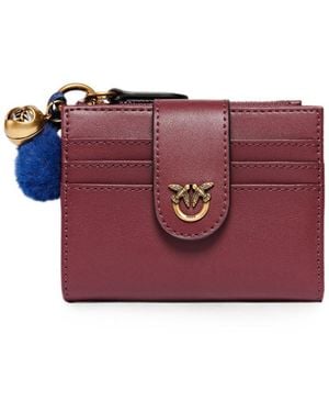 Pinko Leather Wallet - Purple