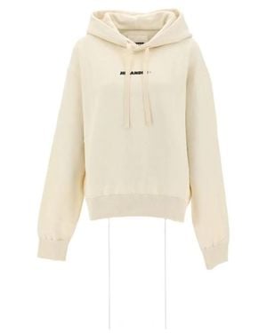 Jil Sander Cotton Hoodie - White