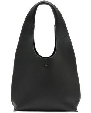 A.P.C. Le Neige Clou Shopper Bag - Black