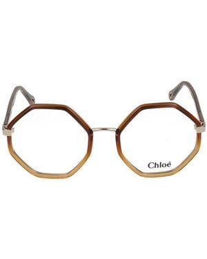 Chloé Eyeglasses Ch0132O 010 Transparent/20/140 - Black