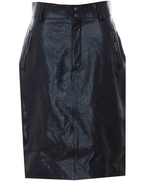 Saint Laurent Midi Skirt - Blue