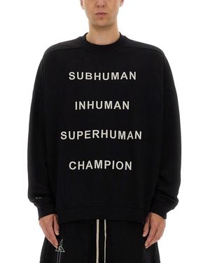 Rick Owens X Champion Jumbo Sweatshirt - Black