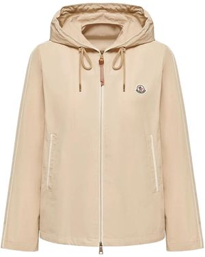 Moncler Hooded Jacket Sarracenia - Natural