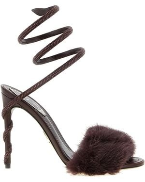 Rene Caovilla René Caovilla 'Cleo' Sandals - Metallic